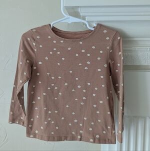 H&M | Polka Dot Long Sleeve Tee